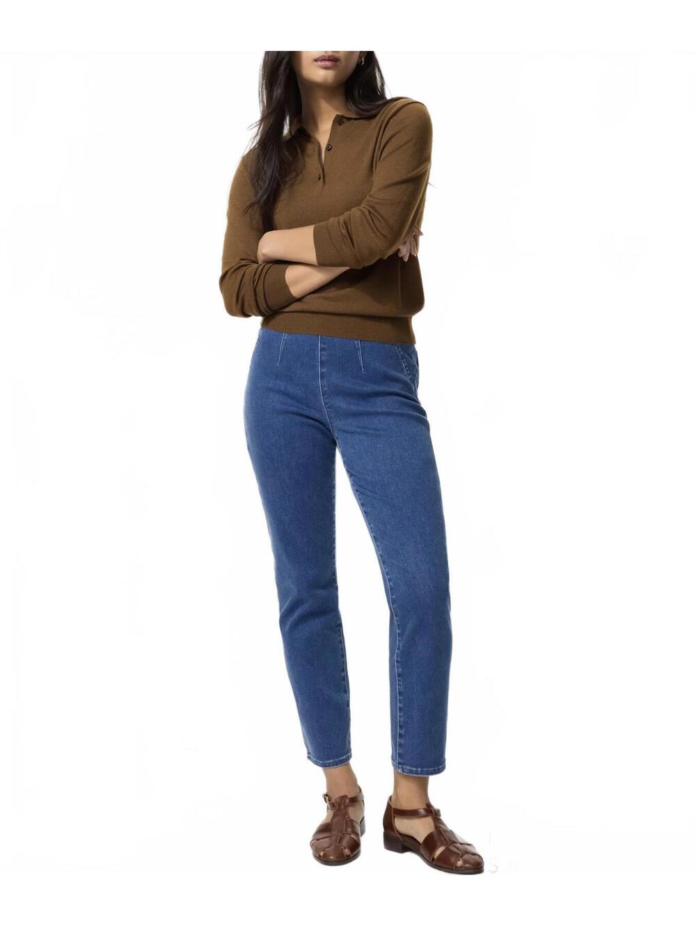 Uniqlo Ultra Stretch Skinny Ankle Jeans Jeggings NWT Blue XL